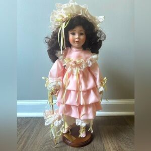 Vintage Heritage House Limited Edition Musical “Melissa” Porcelain Doll